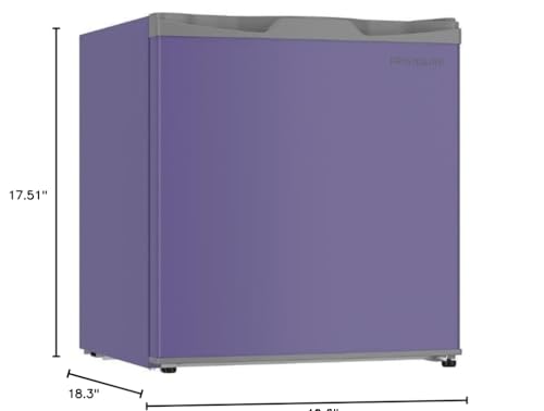 Frigidaire EFR115-PURPLE 1.6 Cu Ft Compact Fridge for Office, Dorm Room, Mancave or RV, Purple