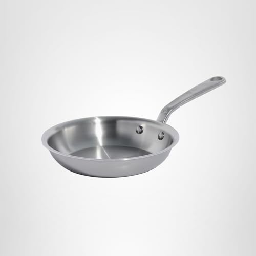 Made In Cookware | 8-Inch Stainless Steel Frying Pan | 5 Ply Stainless Clad | Professional Cookware | Crafted in Italy | Induction Compatible