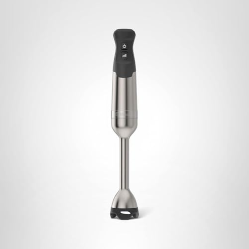 Vitamix 5-Speed Immersion Blender, Professional-Grade Hand Blender with 625-Watt Motor and Stainless-Steel Blade, Stainless Steel/Black