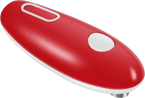 Electric Can Opener, One Touch Hand Free Tin Opener Electric Can Openers for Arthritis Hands Can Openers with One Touch Switch Kitchen Old Man Restaurant Chef's Best Choice-Powerful Safe & Easy