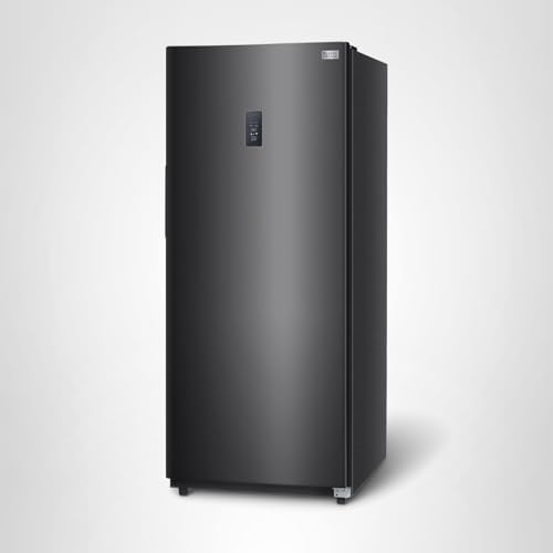 BLACK+DECKER 14 Cu. Ft. Convertible Freezer Refrigerator, Upright Freezer with Glass Shelves, ENERGY STAR rated, Frost Free, BUC1400XB, Black