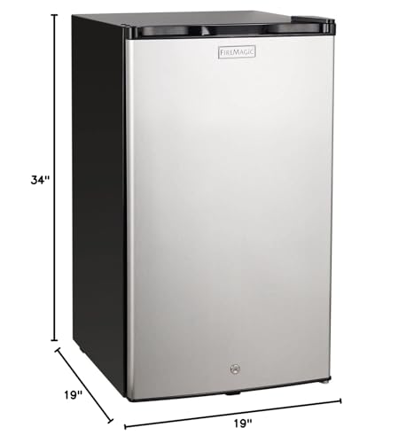 Fire Magic Outdoor Refrigerator with Reversible Door Hinge (3598), 20-Inch