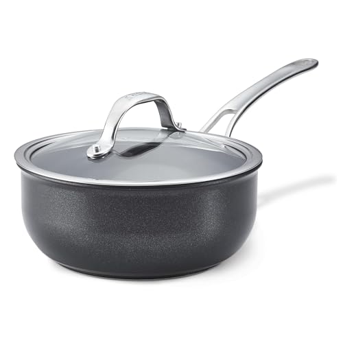 Anolon X - SearTech Nonstick Saucier, Induction Cooktop Compatible (2.4L/2.5qt)