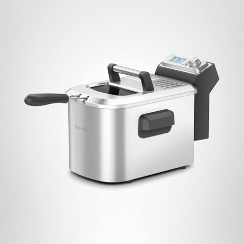 Breville Smart Fryer, 4 Quart, Brushed Stainless Steel