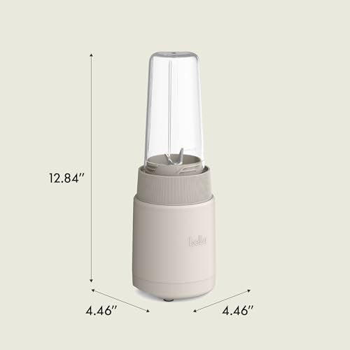bella 6 Pcs Portable Rocket Blender, Juicer & Smoothie Maker, Press & Twist Design, EverGood™ & BPA Free Dishwasher Safe Parts, 4 Tip Stainless Steel Blade, Cord Wrap, 240 Watt Motor, Oatmilk