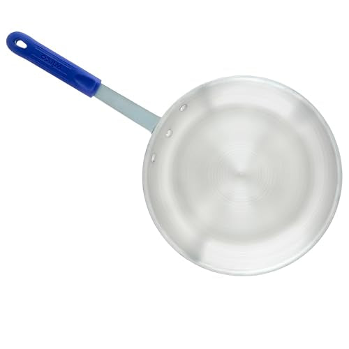 Winco Commercial-Grade Aluminium Fry Pan/Skillet, Natural Finish with Cool Touch Handle, 14"