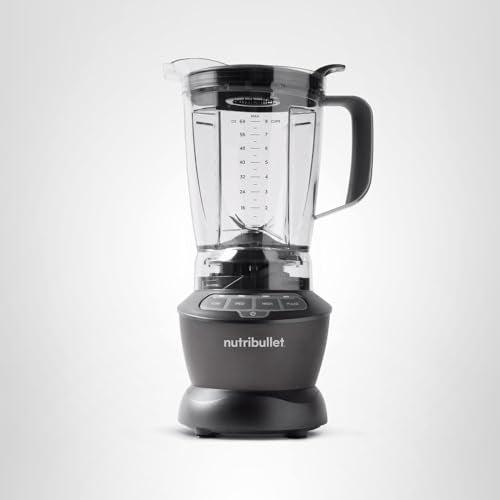 nutribullet Countertop Blender for Shakes, Smoothies, Food Prep, and Frozen Blending, 64 Ounces, 1200 Watt, Dark Gray NBF50400