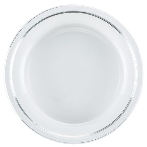 LOCK & LOCK LocknLock Purely Better Glass Round Pie Baking Dish/Food Storage Container with Lid, 9.5 Inch, Clear