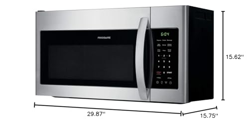 FRIGIDAIRE FFMV1846VS 30" Stainless Steel Over The Range Microwave with 1.8 cu. ft. Capacity, 1000 Cooking Watts, Child Lock and 300 CFM