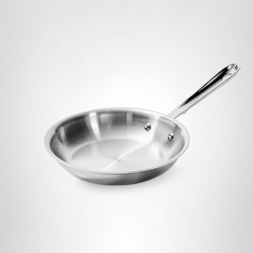 All-Clad D3® Stainless Steel 10 inch Frying Pan- Made in the USA- The Original Bonded Professional Cookware- Oven Safe & Induction Compatible