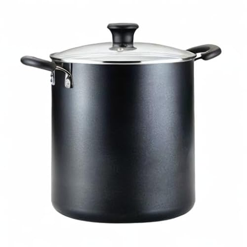 T-fal Initiatives Nonstick Stockpot 8 Quart Oven Safe 350F Cookware, Pots and Pans, Dishwasher Safe Black