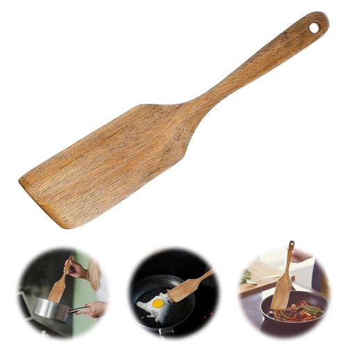 wooden spoon cooking spatula utensil wood spurtle scraper kitchen ladle bowl pancake food tilly living baking wok egg flipper oven cookware whisk scoop heat resistant pot holder fish home bakery sour