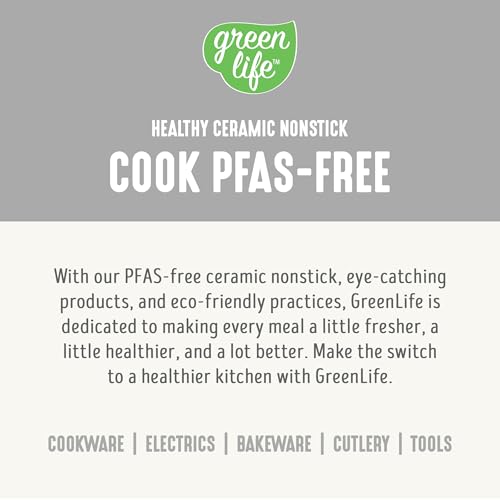 GreenLife Rice Cooker with Removable PFAS-Free Ceramic Nonstick Pot, 3-Cups Uncooked/6-Cups Cooked, Grains & Oatmeal Multicooker, Compact One-Switch Design, Auto Keep Warm, Easy Clean, White