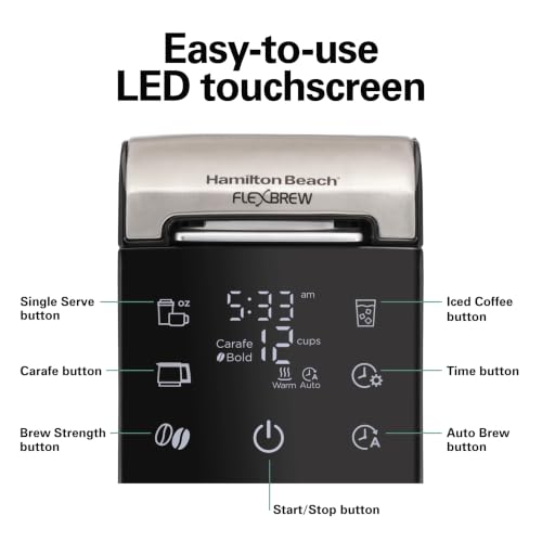Hamilton Beach Flexbrew Advanced 5-in-1 Drip & Single Serve Coffee Maker