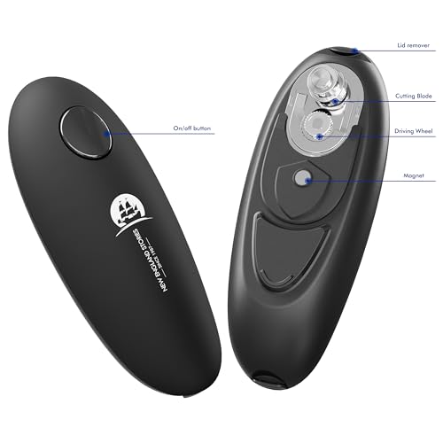 Automatic Electric Can Opener - Hands-Free Operation, Smooth Edge Cutting, Battery Powered for Effortless Opening