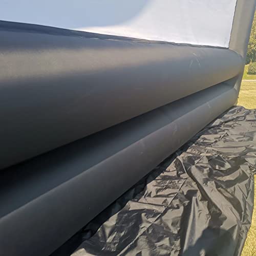 41ft/40 ft Inflatable Movie Screen Outdoor Exclude Blowers - Front and Rear Projection - Commercial Projector Screen for School, Churches, Grand Parties, Drive-in Theater(41ft Without Blowers)