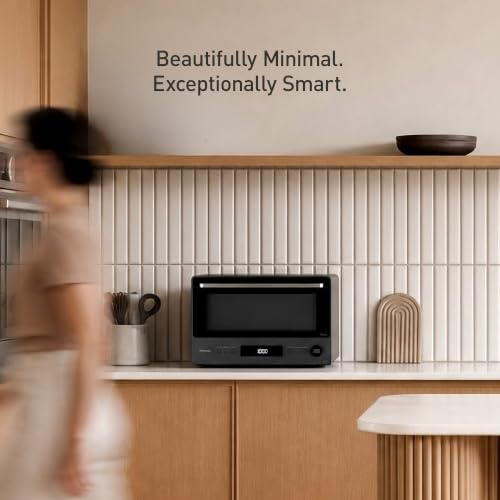 Panasonic Japanese Microwave, 1.0 cu. ft. 1200W Clean Design Flatbed Countertop Microwave Oven with Genius Sensor 2.0 One-Touch Cooking and Reheating, Inverter Technology, Auto Defrost – NN-SF57RM