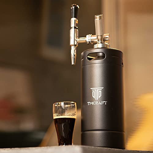 TMCRAFT 128oz Nitro Cold Brew Coffee Maker with Stout Creamer Faucet
