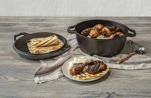Lodge Chef Collection 6qt Double Dutch Oven