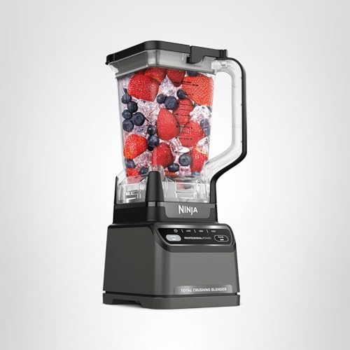 Ninja Professional Blender 2.0 | Smoothie Maker, Drink Mixer, Grinder, Ice Crusher | Total Crushing Technology, Auto-iQ Program, 1200W Power, XL 72-oz. Pitcher | Dark Grey | BR201AMZ