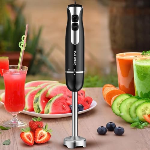 Djecak Orla Upgraded 700W Immersion Hand Blender, Black