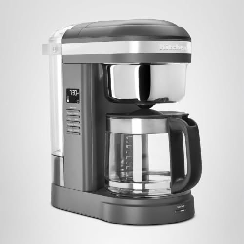 KitchenAid 12 Cup Drip Coffee Maker, Spiral Showerhead and Warming Plate