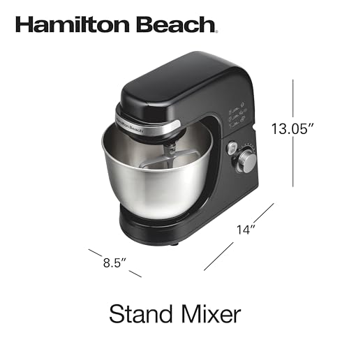Hamilton Beach 4 Quart Electric Stand Mixer With 7 Speeds