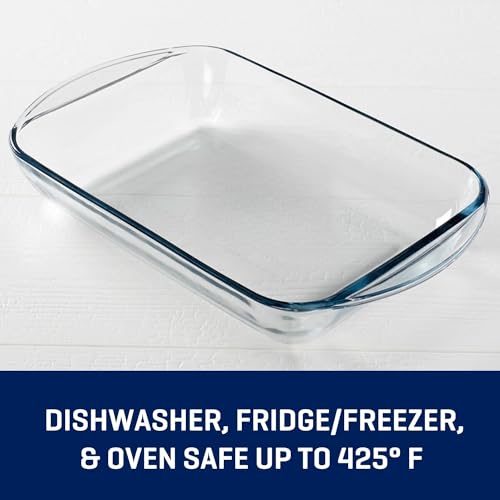 inbesk Glass 9" by 13" Baking Dish, 3 Quart