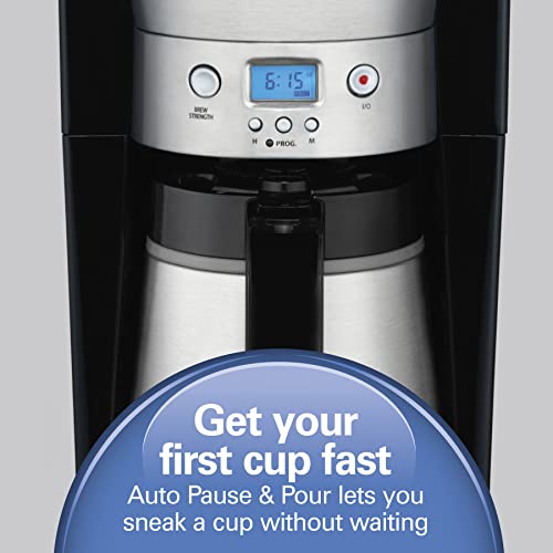 Hamilton Beach Programmable Drip Coffee Maker with 10 Cup Thermal Carafe