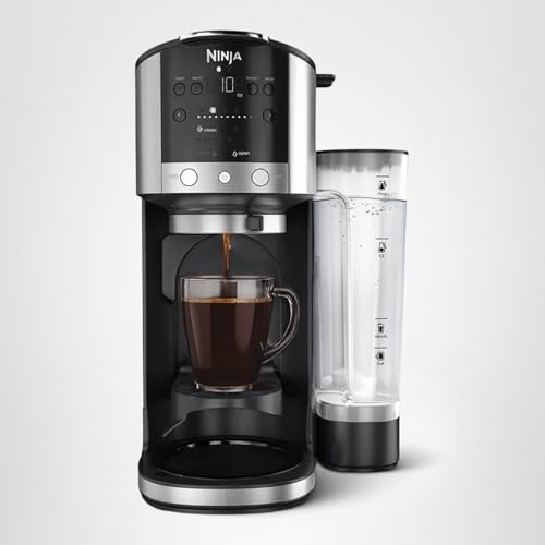 Ninja DualBrew Coffee Maker | Brew Coffee Grounds & Pods | Brew Classic, Rich, Over Ice, & Cold Brew | Brew Single-Serve Cup to Full 12-Cup Carafe | Stainless Steel | GP161