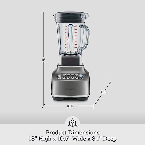 Breville BBL820SHY Q Home Blender, Smoked Hickory