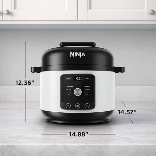 Ninja® HyperHeat™ 9-in-1 Pressure Cooker, 6.5-qt, White, PC201WH