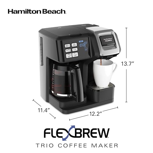 Hamilton Beach FlexBrew Trio 2-Way Drip & Single Serve Coffee Maker