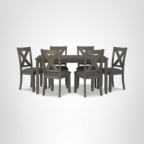 Signature Design by Ashley Caitbrook 7-Piece Dining Set, Gray Wash