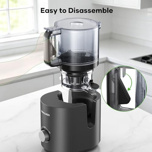 3-in-1 Juicer Machines, Cold Press Juicer 7“ Large Chute & 120oz – for Whole Vegetables & Fruits, High Juice Yield | Nut Milk | Natural Sorbet, Sliver