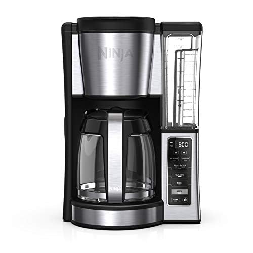 Ninja (Refurbished) 12-Cup Programmable Brewer CE251 Coffee Maker, 60 oz, Black/Stainless Steel (Renewed)