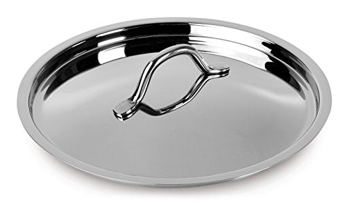 Lagostina Every Stainless Steel Cookware Set, 7-Piece Set, Two-Handle Saucepan 18 cm, Deep Casserole 22 cm, Milk Pan 12 cm, Deep Casserole 14 cm Long Handle and Lids 14.18 and 22 cm