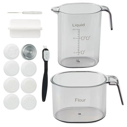 VEVOR Electric Pasta Maker, 150W Automatic Noodle Maker Machine with 8 Pasta Shapes, 4 Intelligent Modes, 500g Flour Capacity Pasta Maker Machine with Measuring Cups, Cleaning Brush for Home Kitchen