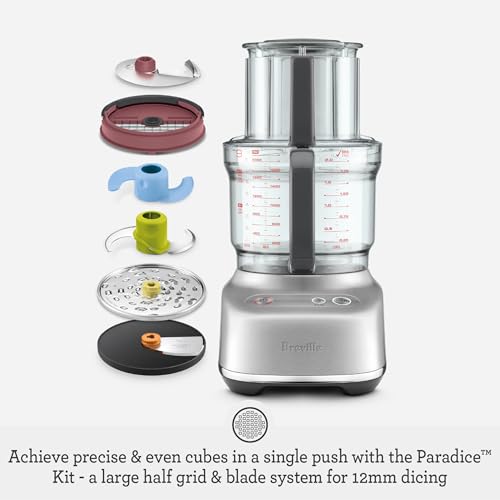 Breville BFP638 Paradice 9 Processor and Dicer, Brushed Stainless Steel