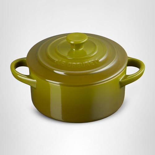 Le Creuset Stoneware Mini Round Cocotte, 8 oz., Olive
