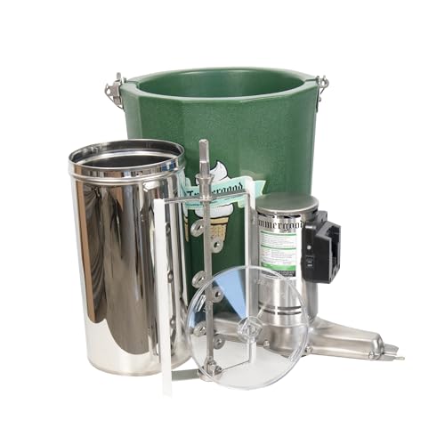 Immergood - 8 qt - Electric Ice Cream Maker - Stainless Steel - 110 volt