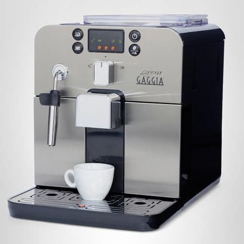 Gaggia Brera Super-Automatic Espresso Machine, Small, Black, 40 fl oz