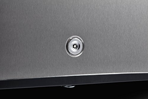 Whynter CUF-112SS Mini, Energy Star Rated Small Upright Freezer with Lock, Stainless Steel -1.1 Cubic Feet