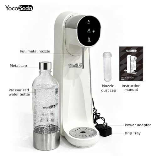 Sparkling Soda Water, Electric Soda Maker for Making Carbonated