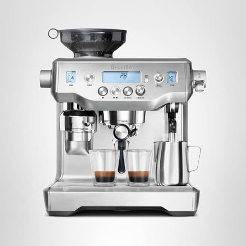 Breville Oracle Espresso Machine BES980XL, Brushed Stainless Steel