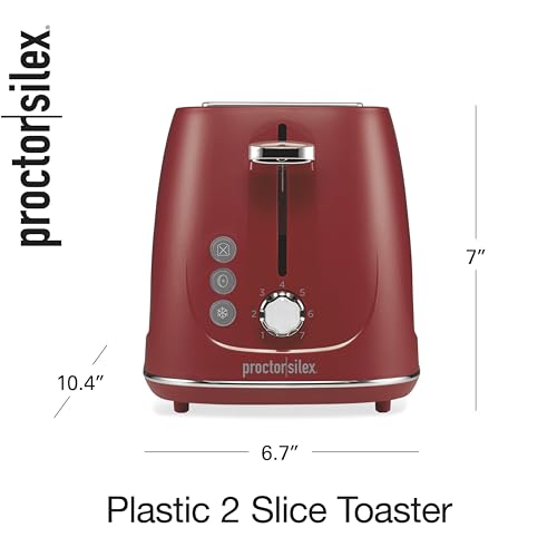 Proctor Silex 2 Slice Toaster With Bagel, Defrost & Cancel Buttons