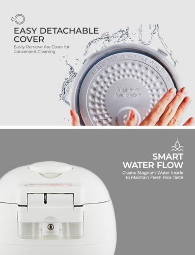 CUCKOO Micom Fuzzy Logic Rice Cooker, 12-Cup Cooked, Silver, CR-0632F