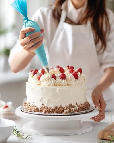 Kootek 140Pcs Icing Piping Bags and Tips Set, Frosting Piping Kit with 78 Numbered Icing Tips, 7 Russian Tip, 42 Pastry Bags 12 Inch, 5 Couplers, 4 Bag Ties for Cake Decorating, Cupcake, Baking