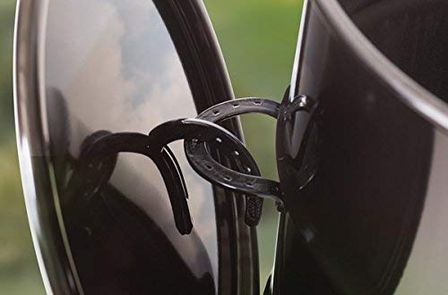 Pit Barrel Cooker Classic Package - 18.5 Inch Drum Smoker | Porcelain Coated Steel BBQ Grill | Includes 8 Hooks, 2 Hanging Rods, Grill Grate and More