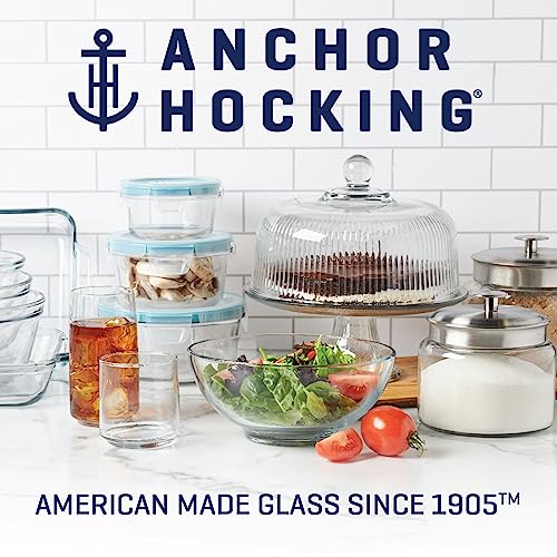 Anchor Hocking Batter Bowl, 2 Quart Glass Mixing Bowl